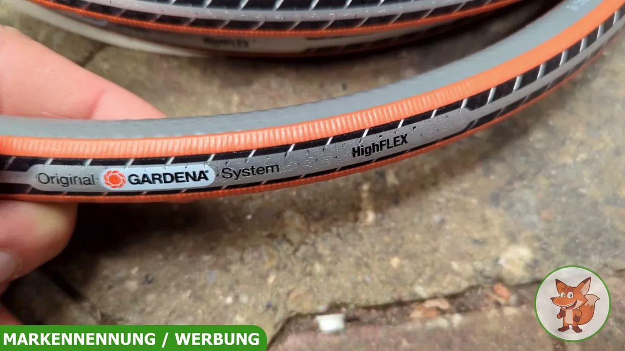Das Power-Grip-Profil des HighFLEX garantiert eine optimale Haltekraft an Gardena-Systemteilen.