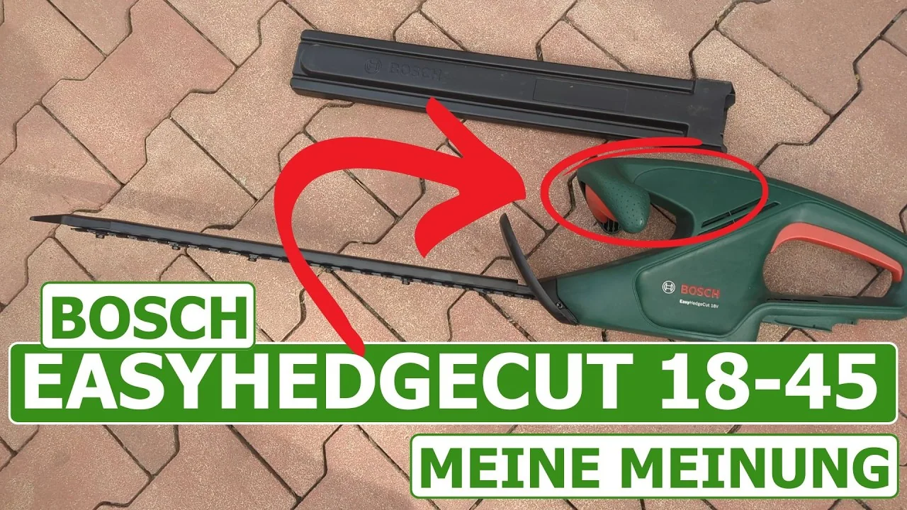 Video: Bosch Akku Heckenschere EasyHedgeCut 18-45