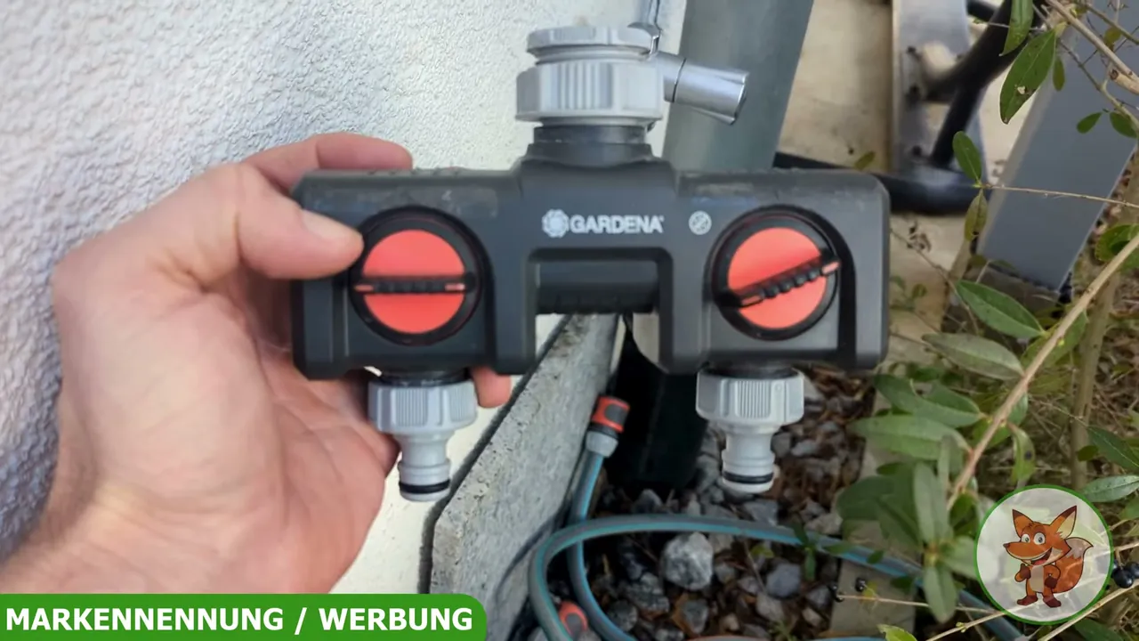 Ich finde die beiden Drehregler genial, um den Wasserdurchfluss für jeden Anschluss separat zu regulieren oder abzusperren.