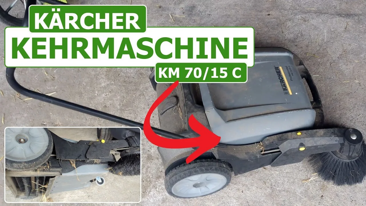 Video: Kärcher Kehrmaschine KM 70/15 C