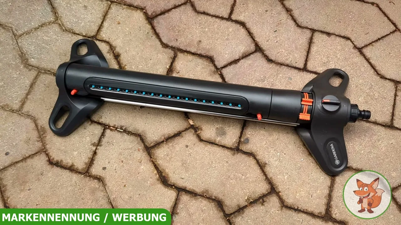 Der Gardena AquaZoom L ist für die gleichmäßige Bewässerung großer Rasenflächen von bis zu 350 m² ausgelegt.