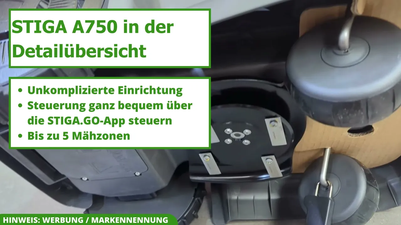 Meiner Meinung nach sorgen die vier rotierenden Klingen für ein absolut sauberes und feines Schnittbild auf dem Rasen.