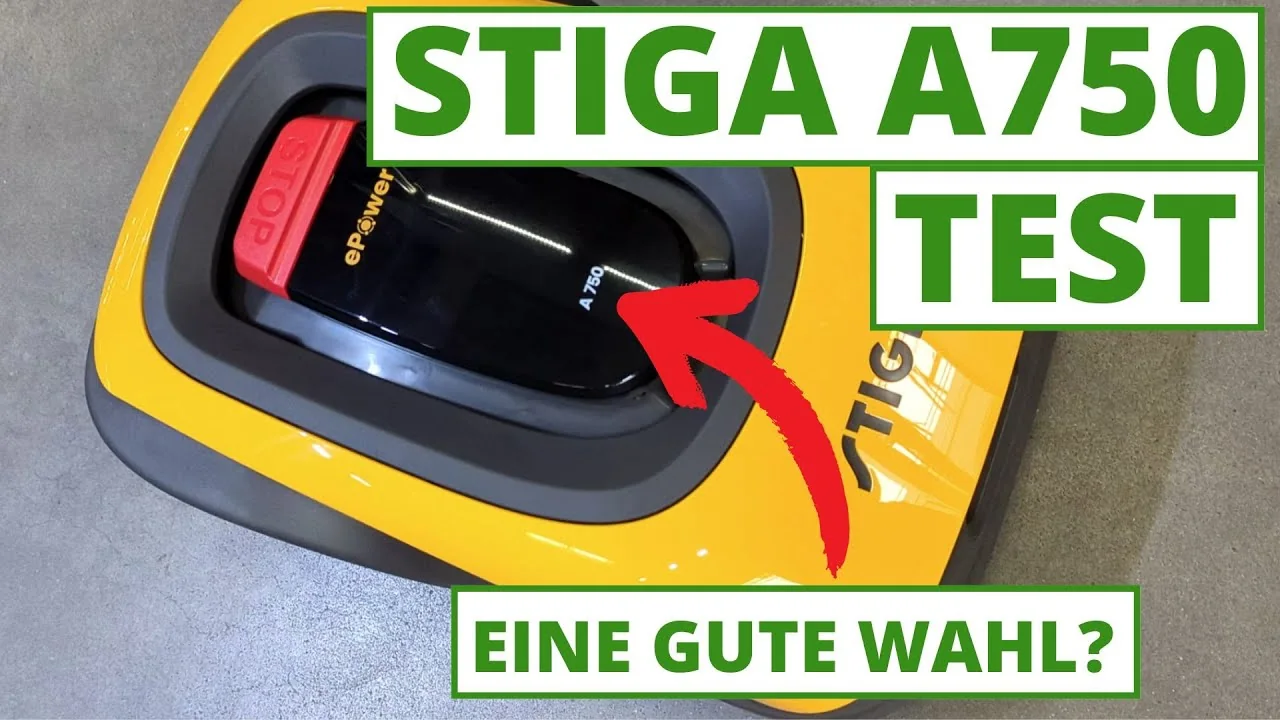 Video: STIGA A 750 Mähroboter