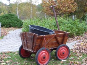 Bollerwagen Gartenarbeit