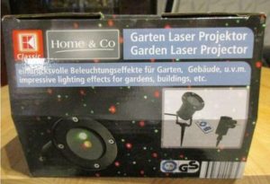 Garten-Laser Test